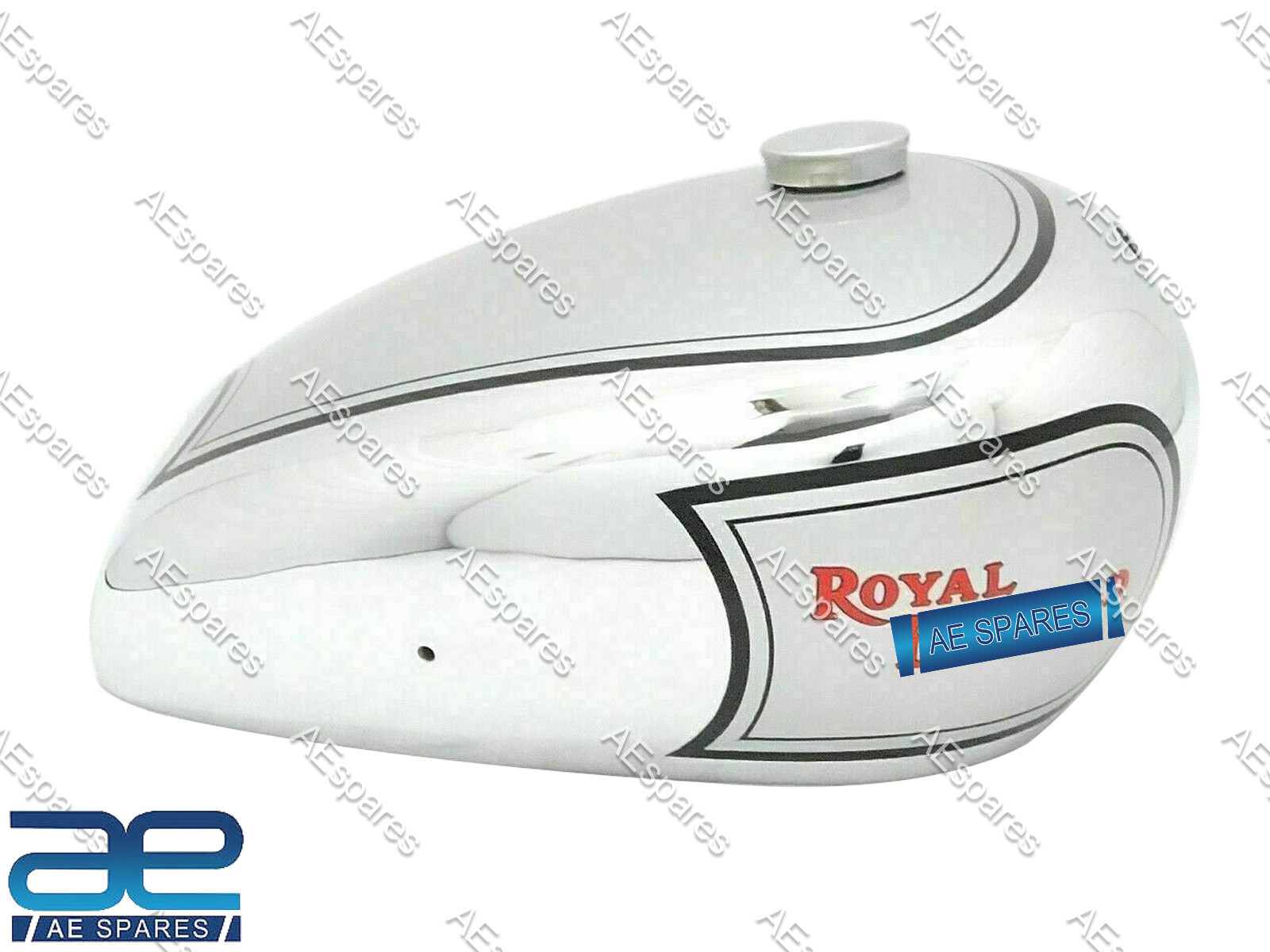For Royal Enfield J,G Models 1946 & Onwards Fuel Gas Tank Steel Chrome & Painted