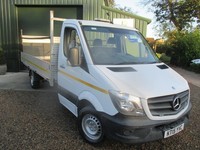 2015 Mercedes-Benz Sprinter 3.5t CDI 313 DROPSIDE FLATBED WITH TAIL LIFT. NO VAT
