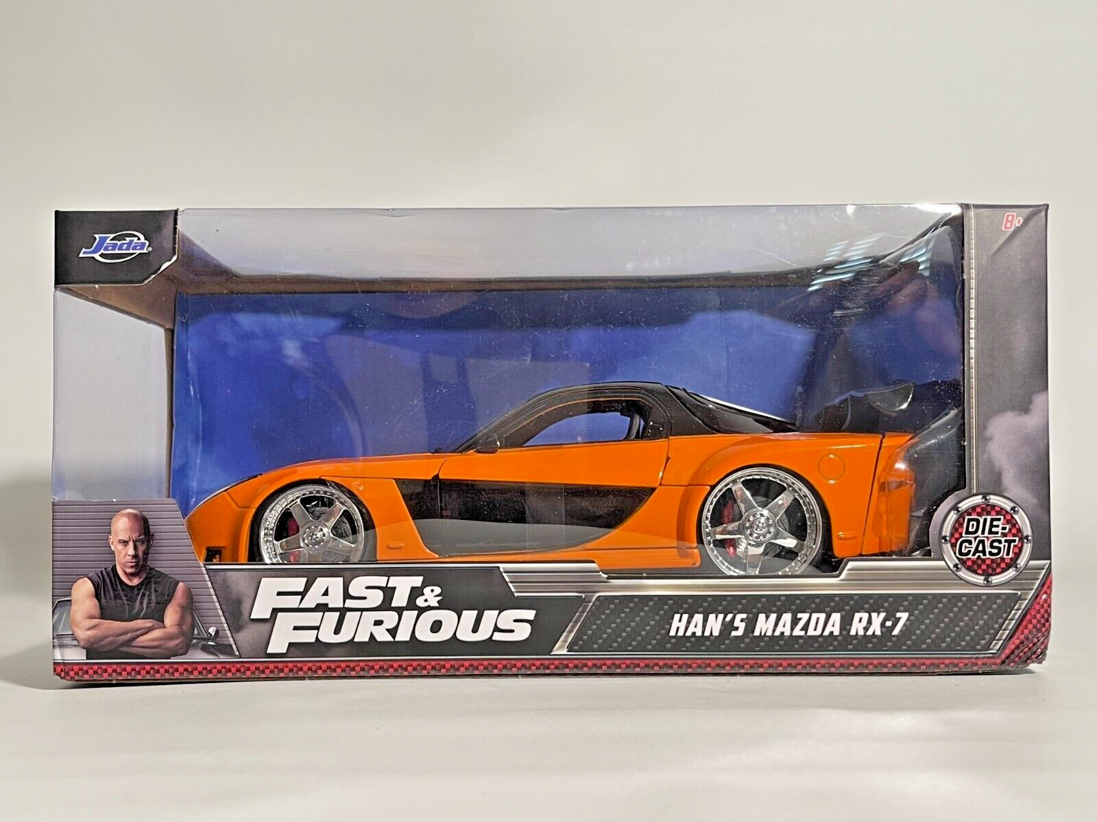 ミニカー JADATOYS FAST&FURIOUS HAN'S MAZDA RX-7 Jada Toys Fast & Furious Hans' Mazda RX-7 1:24 Diecast Model