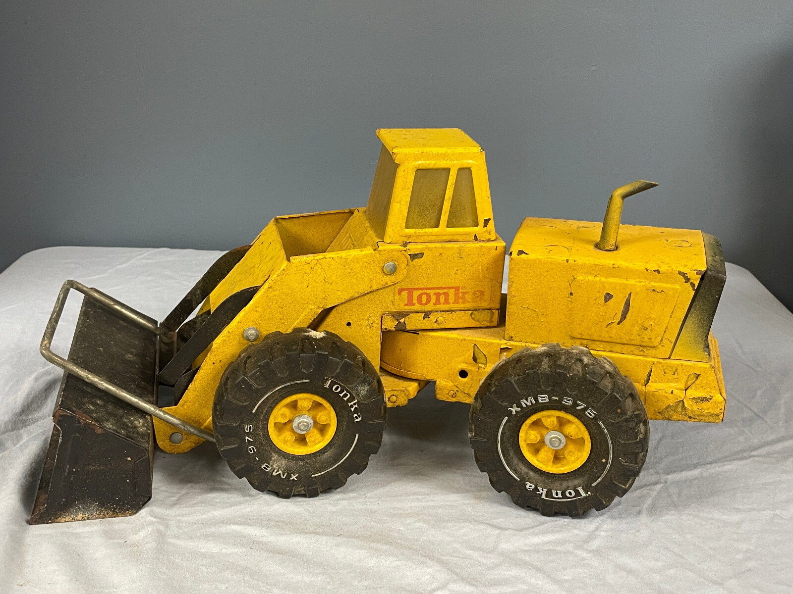 トンカ　箱付き未開封！　TONKAパワーシャベル　ショベルカー Vintage TONKA Mighty Tonka Loader Construction In Loader XMB