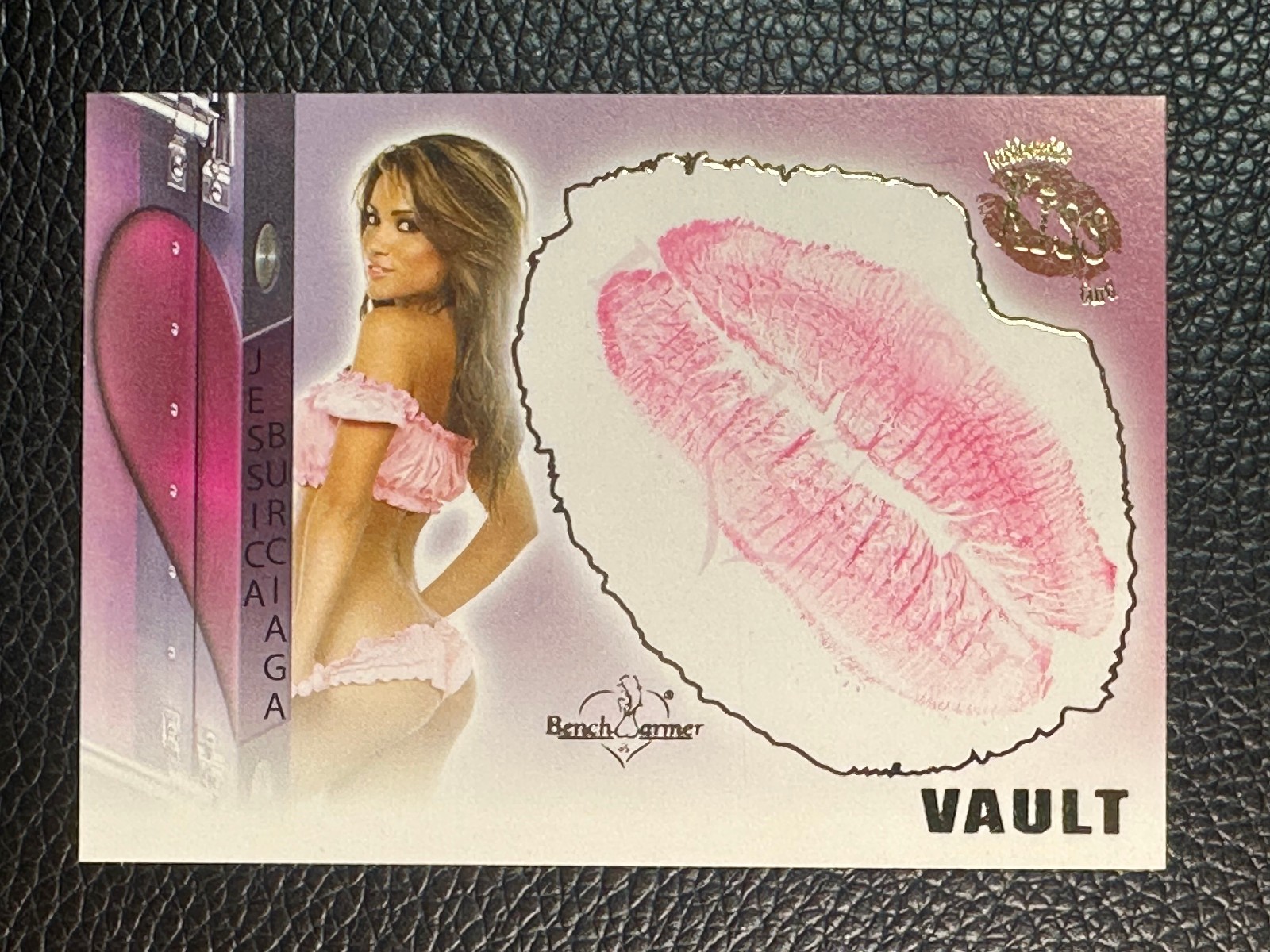 2012 Bench Warmer Kiss Card Vault #6 Jessica Burciaga Kiss Print