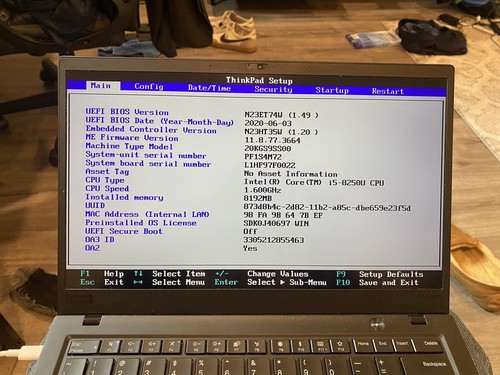 Ultra thin LENOVO THINKPAD X1 CARBON 6TH GEN i5 8th gen 256GB SSD