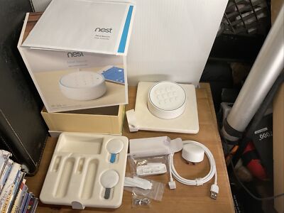 Google Nest Secure Alarm System w/ Guard Base, Detect Sensors Tags H1500ES *READ