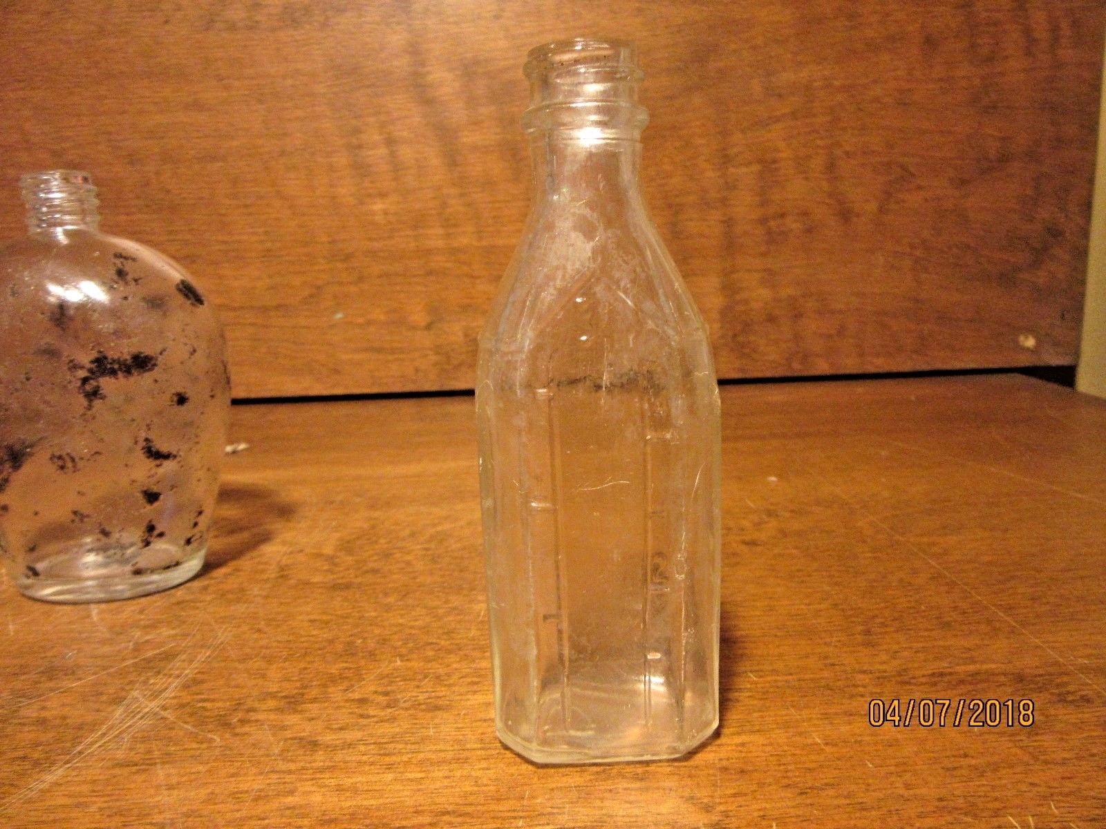 lot of 10 small Vintage Glass Bottles VGC-