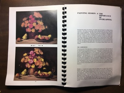 Vintage PAINTING FLOWERS THE VAN WYK WAY by Helen Van Wyk 1985