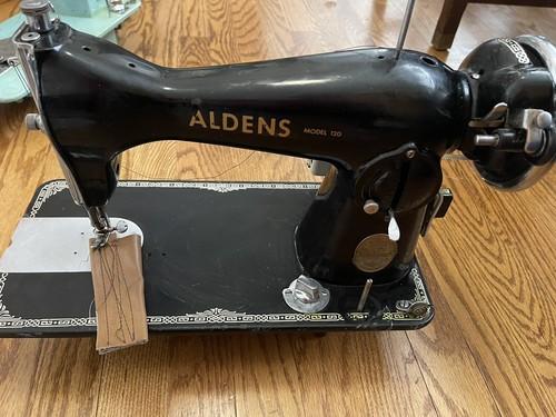 Aldens Japan Made Leather Canvas Sewing Machine. Refurbished. New Motor. g14