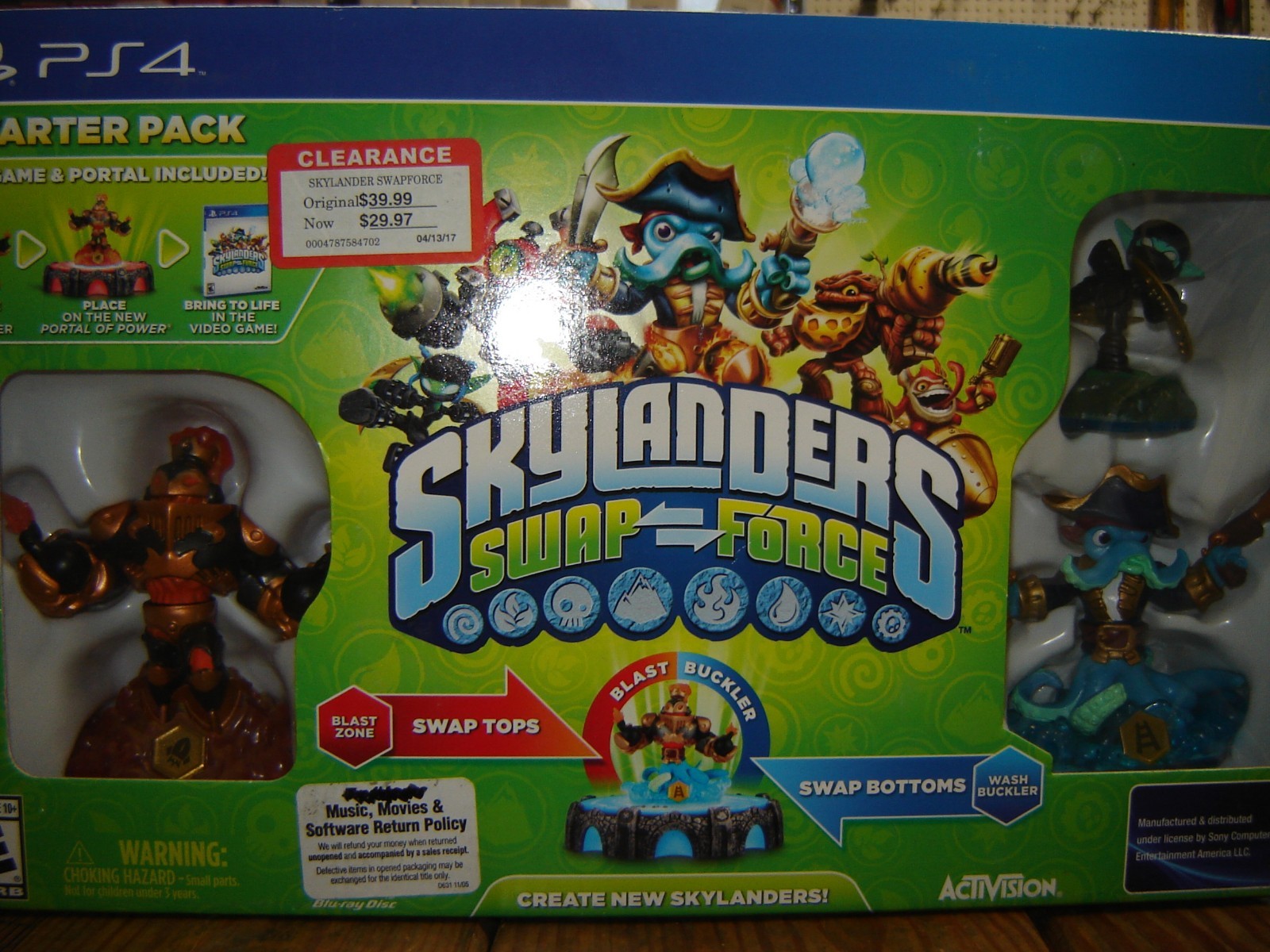 Skylanders Swap Force Starter Pack Set New in box - Sony Playstation 4 - PS4