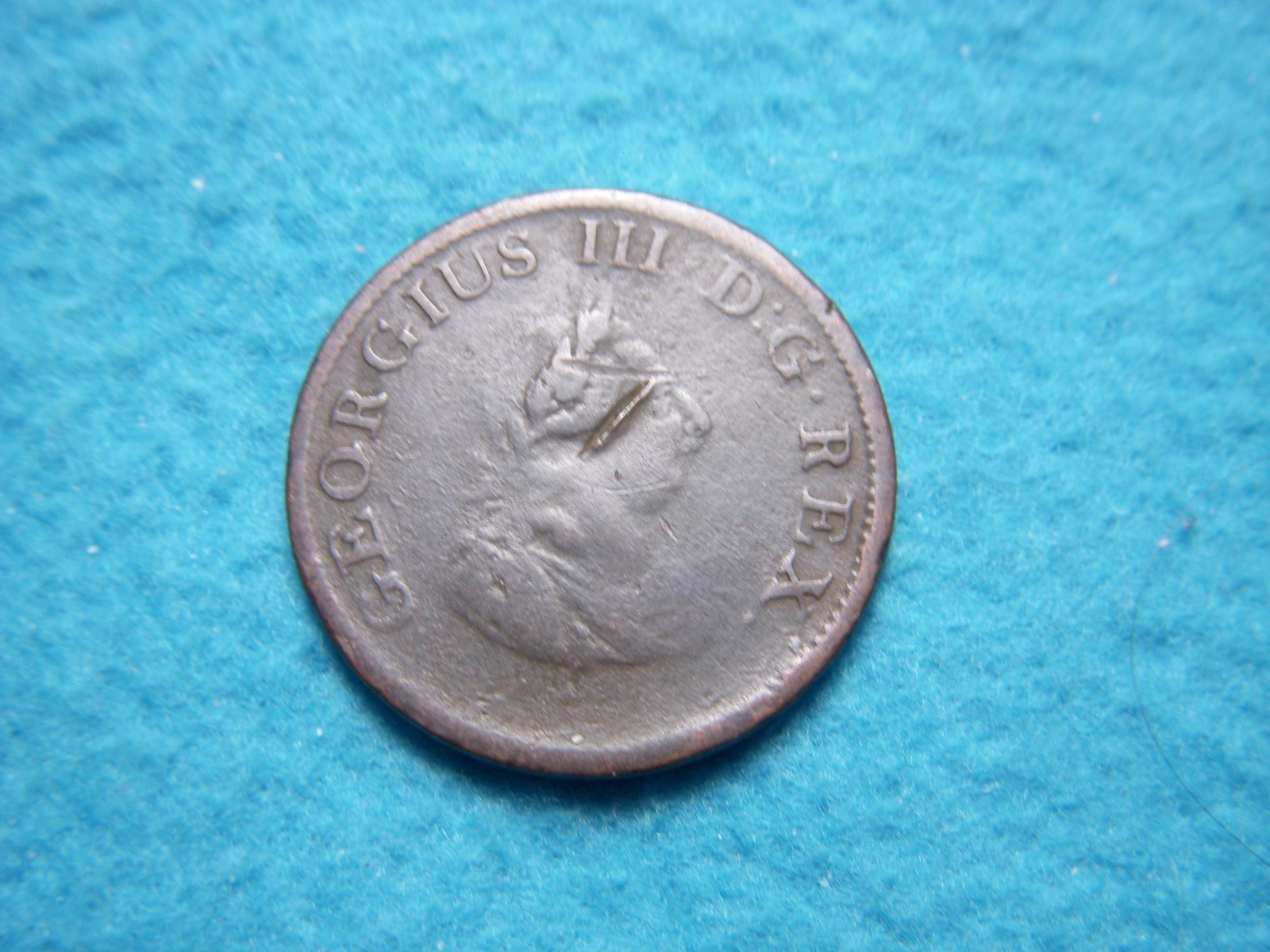 1805 Half Penny Ireland Coin.