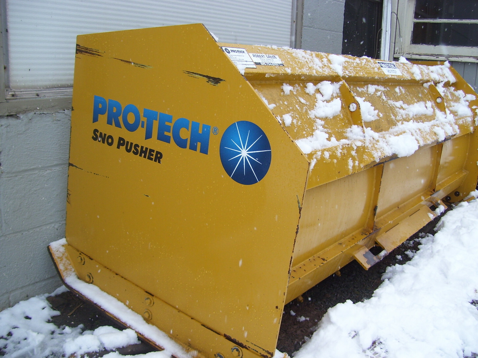 2018 SNOW PLOW PUSHER 8' PRO TECH PUSH BOX MODEL SP08S QUICK ATTACHMENT MOUNT