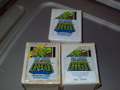 1992 ERIK LARSEN THE SAVAGE DRAGON SET LOT OF 3 SETS