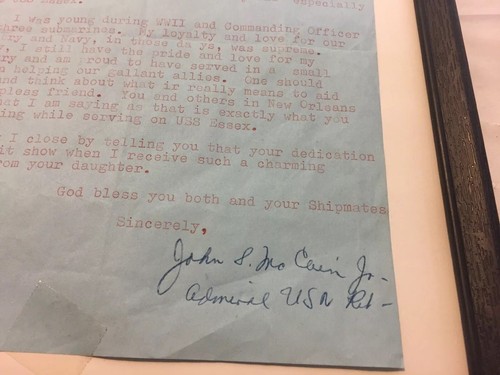 JOHN S. McCAIN, JR. - TYPED LETTER SIGNED June 26 1973 Admiral USN
