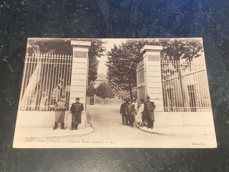 Cpa Grenoble Caserne Dode GÃNie 154