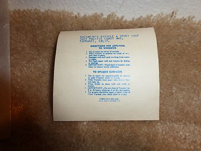 Vintage  -  ABL of America Shield Decal - "NOS"