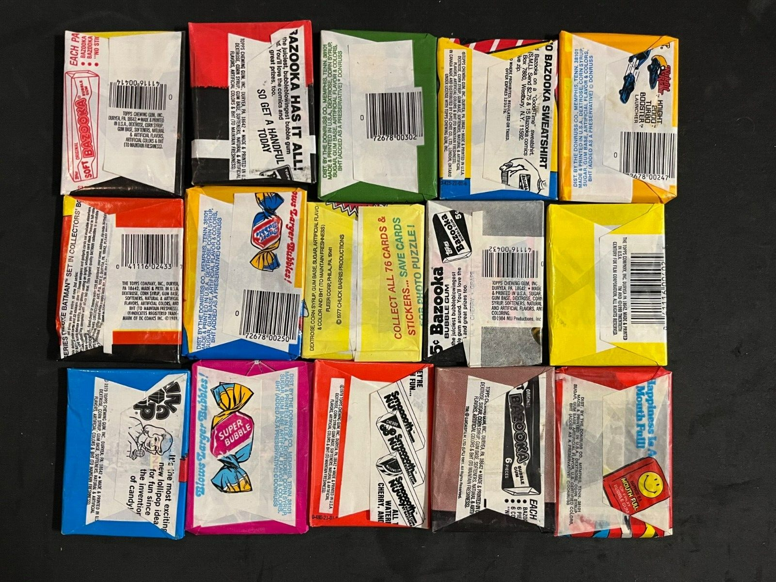 Vintage 1970's -80's Non-Sport Wax Packs - U - Pick from Photo