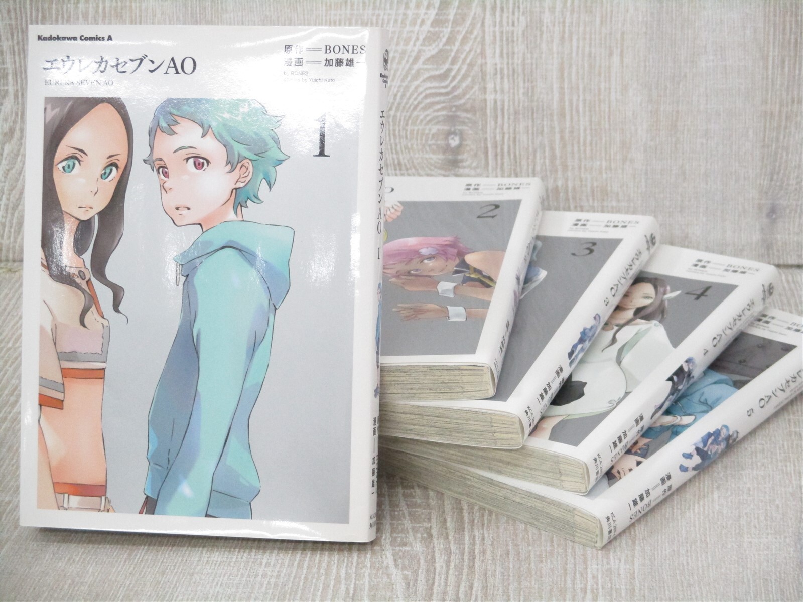 EUREKA SEVEN AO Manga Comic Complete Set 1-5 Yuichi Kato BONES PS3 Fan Book KD* EUREKA SEVEN AO Manga Comic Complete Set 1-5 Yuichi Kato BONES PS3 Fan Book KD*