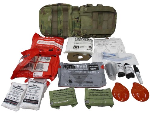 USED ARMY AIR FORCE OCP IFAK FIRST AID KIT JFAK MULTICAM