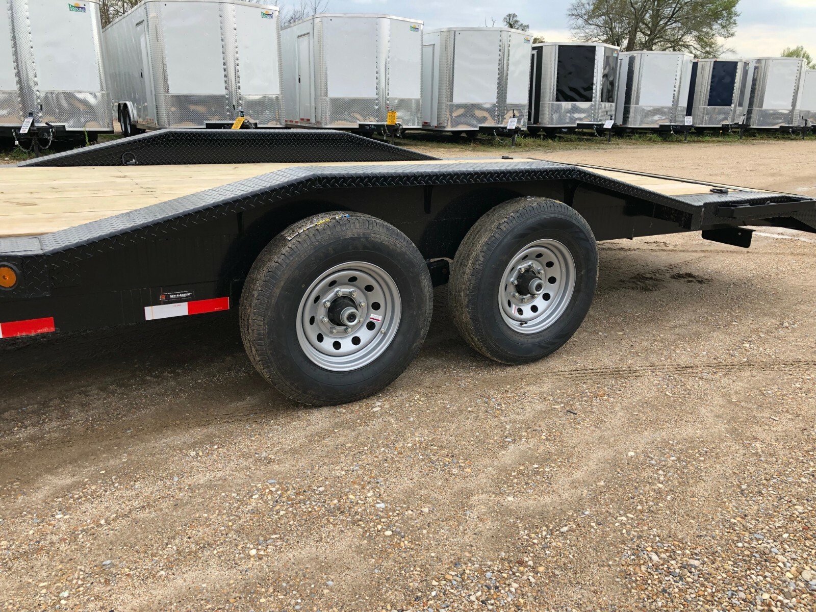 24' GOOSENECK CAR HAULER EQUIPMENT TRAILER--2/7000 AXLES-SIR-IRONBULL BRAND NEW