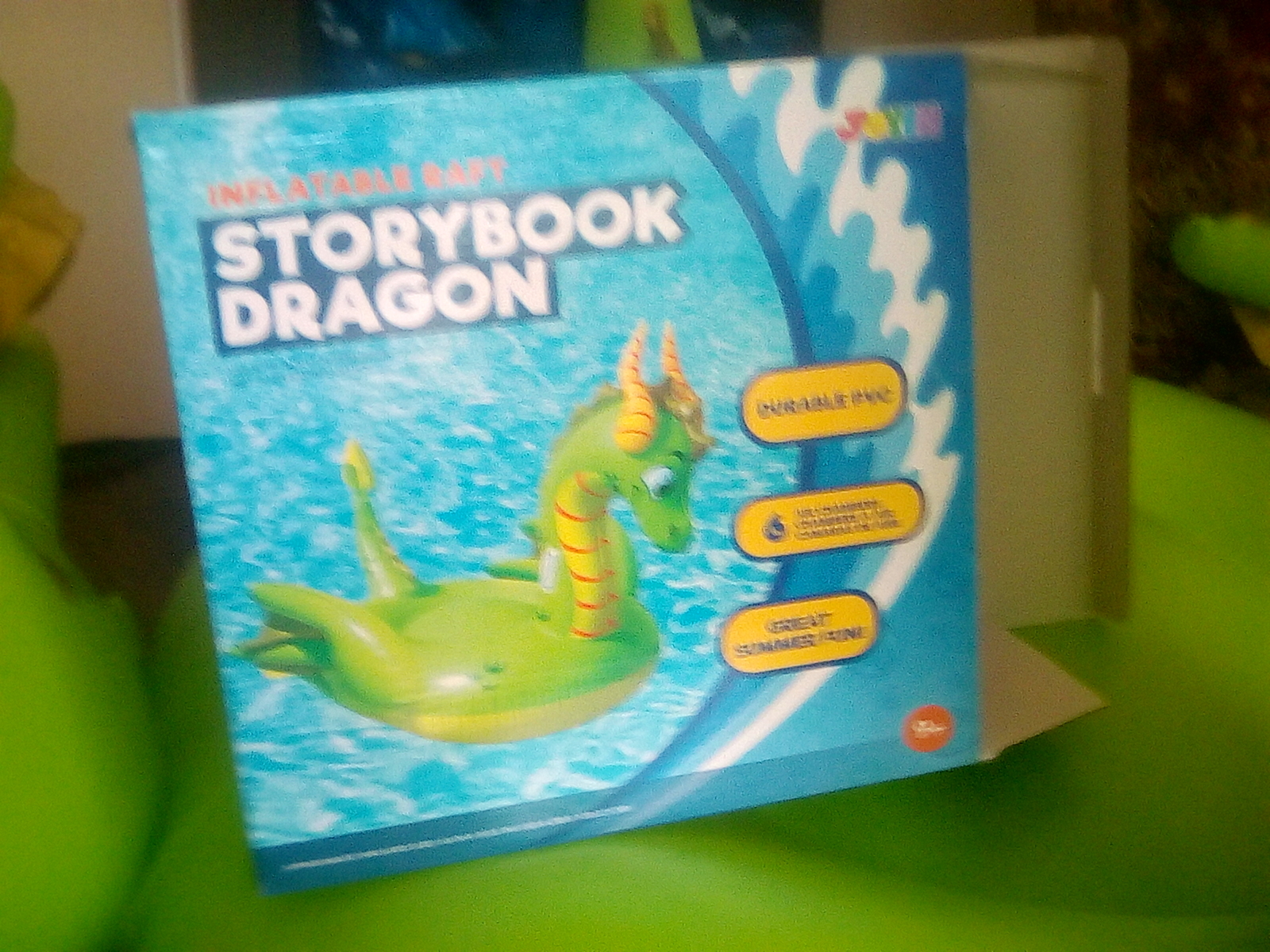 Inflatable Storybook Dragon Pool Float Fun Beach Floaties Swim ToysIsland Summer 656554026340 | eBay