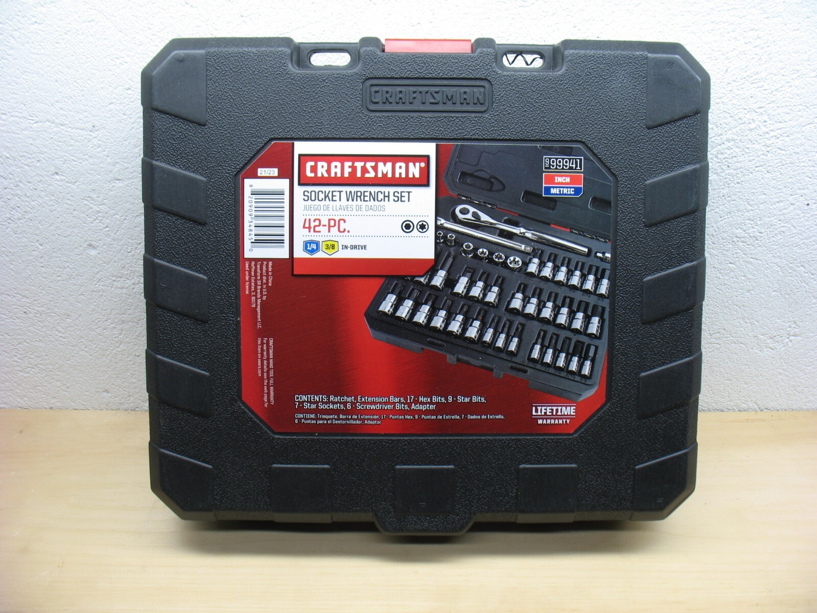 *na NEW EMPTY CRAFTSMAN 42 pc SOCKET WRENCH SET *EMPTY CASE