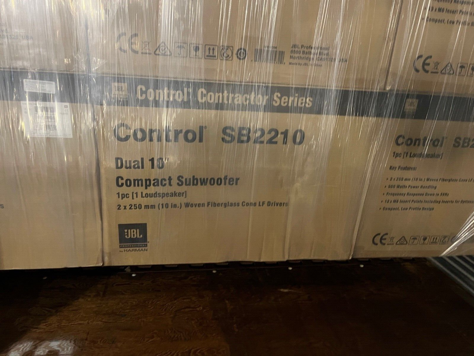 JBL SB2210 Sub , Dual 10" Compact Subwoofer , New In Box