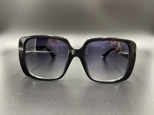 Pre-owned Gucci Gg0632s 001 Black Frame Gradient Lens 56-20 Authentic Sunglasses Italy In Brown