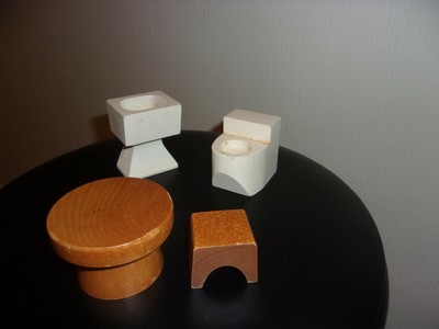 vintage wooden doll furniture