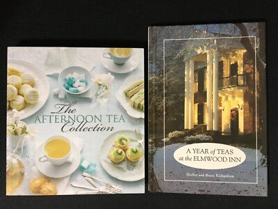 2 Cookbooks: AFTERNOON TEA COLLECTION Desserts Scones Sweet Baking + ELMWOOD INN