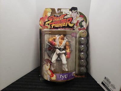 Street Fighter Alpha 3 RYU Action Figure Resaurus Player 1 Round 1