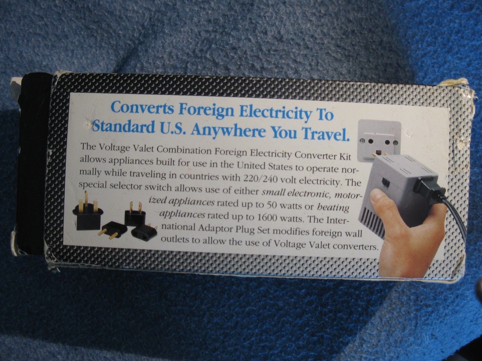 VOLTAGE VALET Foreign Electricity Converter50 Watt /1600 Watt, model VCCP=F SHIP