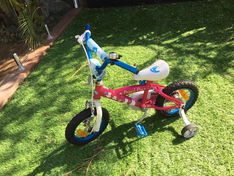 peppa pig 30cm bike