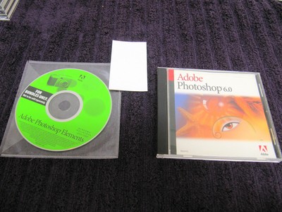 Adobe Photoshop 6.0 for Macintosh - Genuine - P/N # 90024761 Plus Elements
