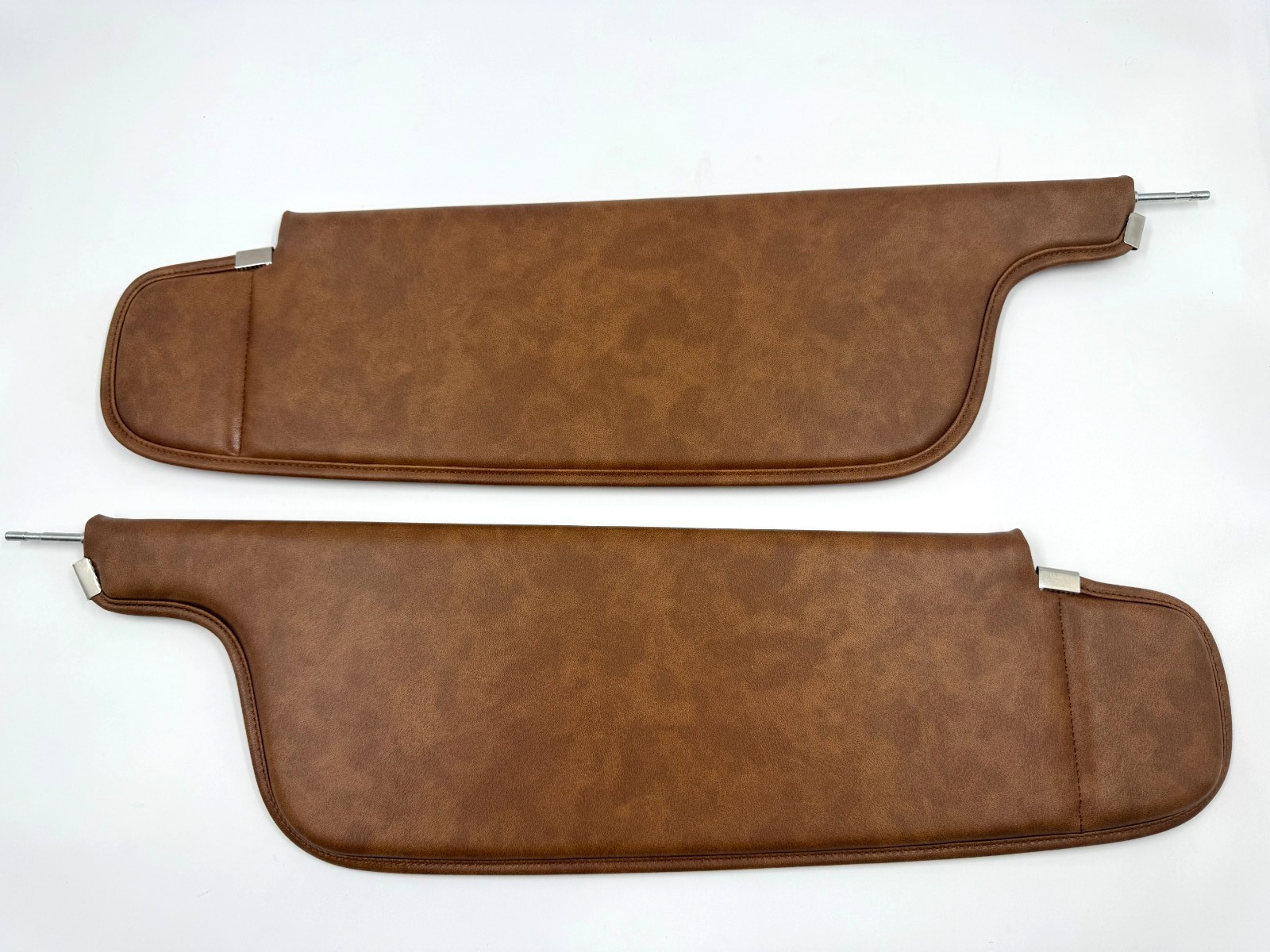 Saddle Brown TAN Sunvisor Set for 1971-1974 Dodge Charger SE Coupe Hardtop Thin