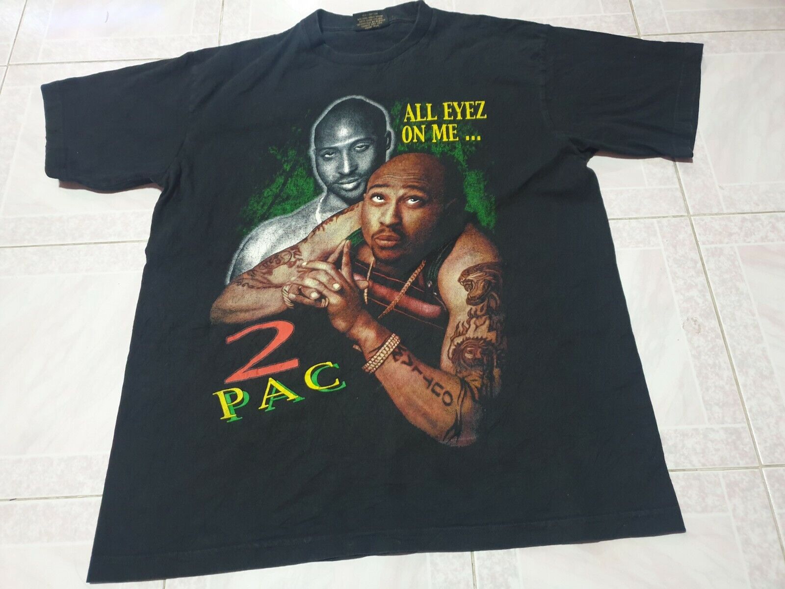 RARE Vintage 90s bootleg Tupac 2pac All eyez On Me hiphop RARE Vintage 90s bootleg Tupac 2pac All eyez On Me hiphop