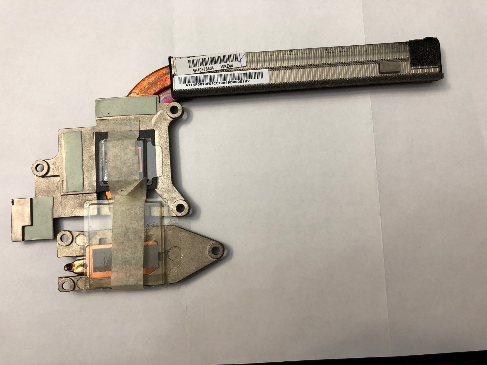 5H40F78604 Lenovo Ideapad Y40 Heatsink