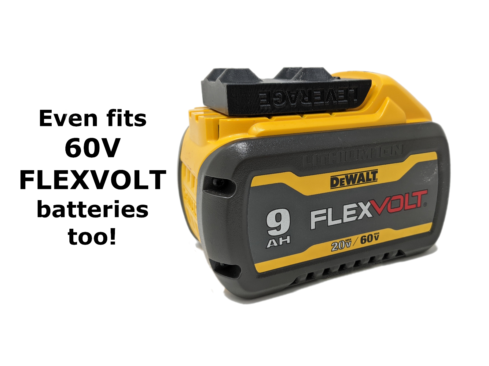 6 / 6 Combo Pack DeWALT 20V 60V Tool & Battery Mounts/Hangers/Holder - BEST FIT!