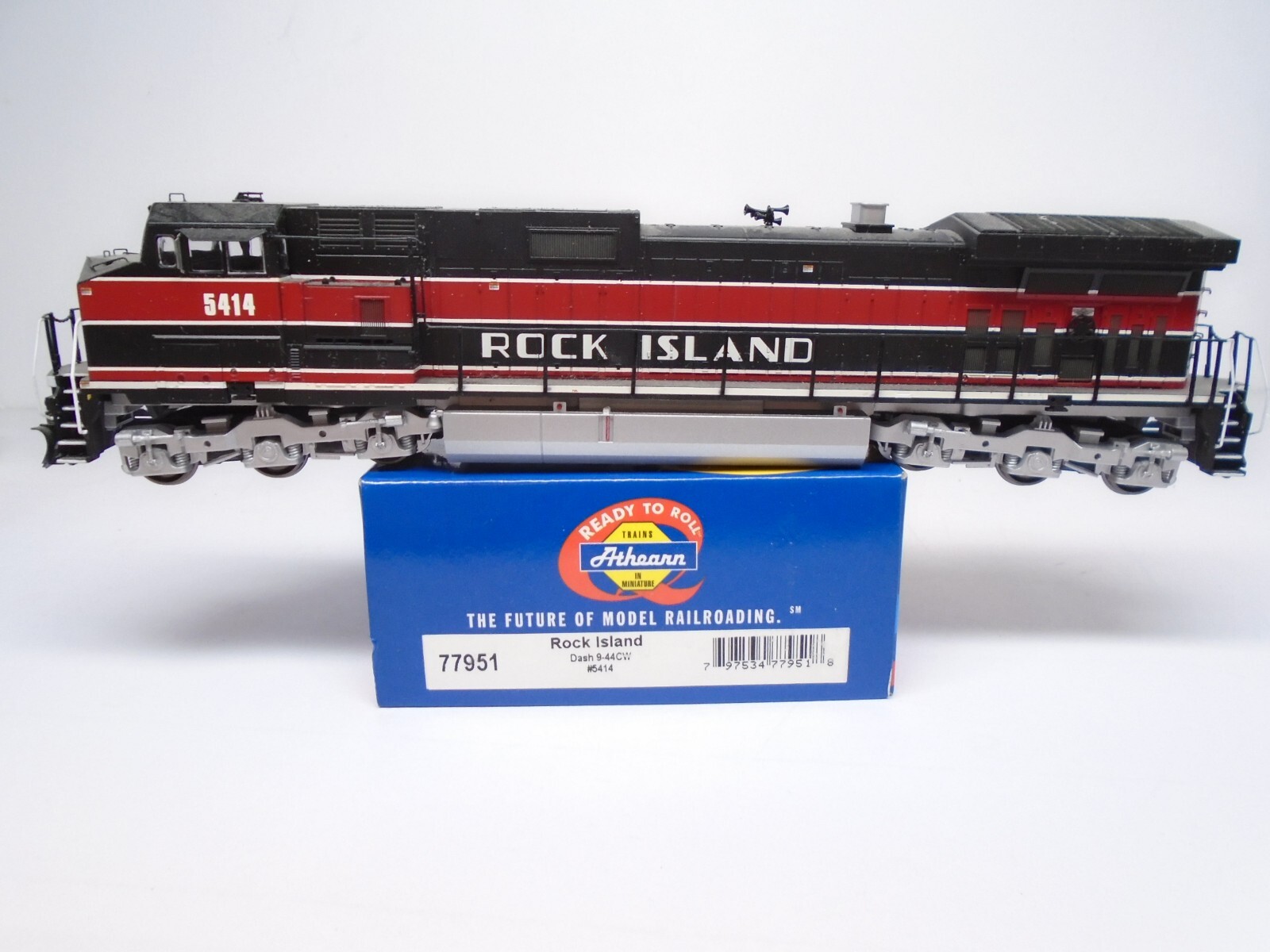 Athearn Ho 77951, Dash 9-44CW locomotive, Rock Island 5414
