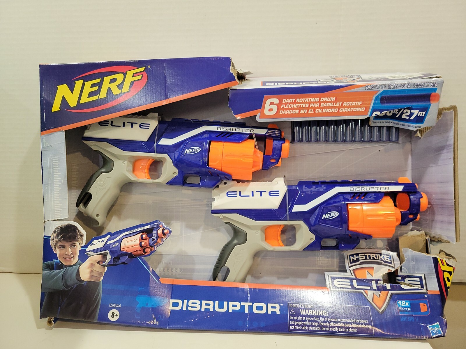 Nerf トイガン DISRUPTOR付き Nerf N-Strike Elite Disruptor Blaster with 6 Darts | eBay