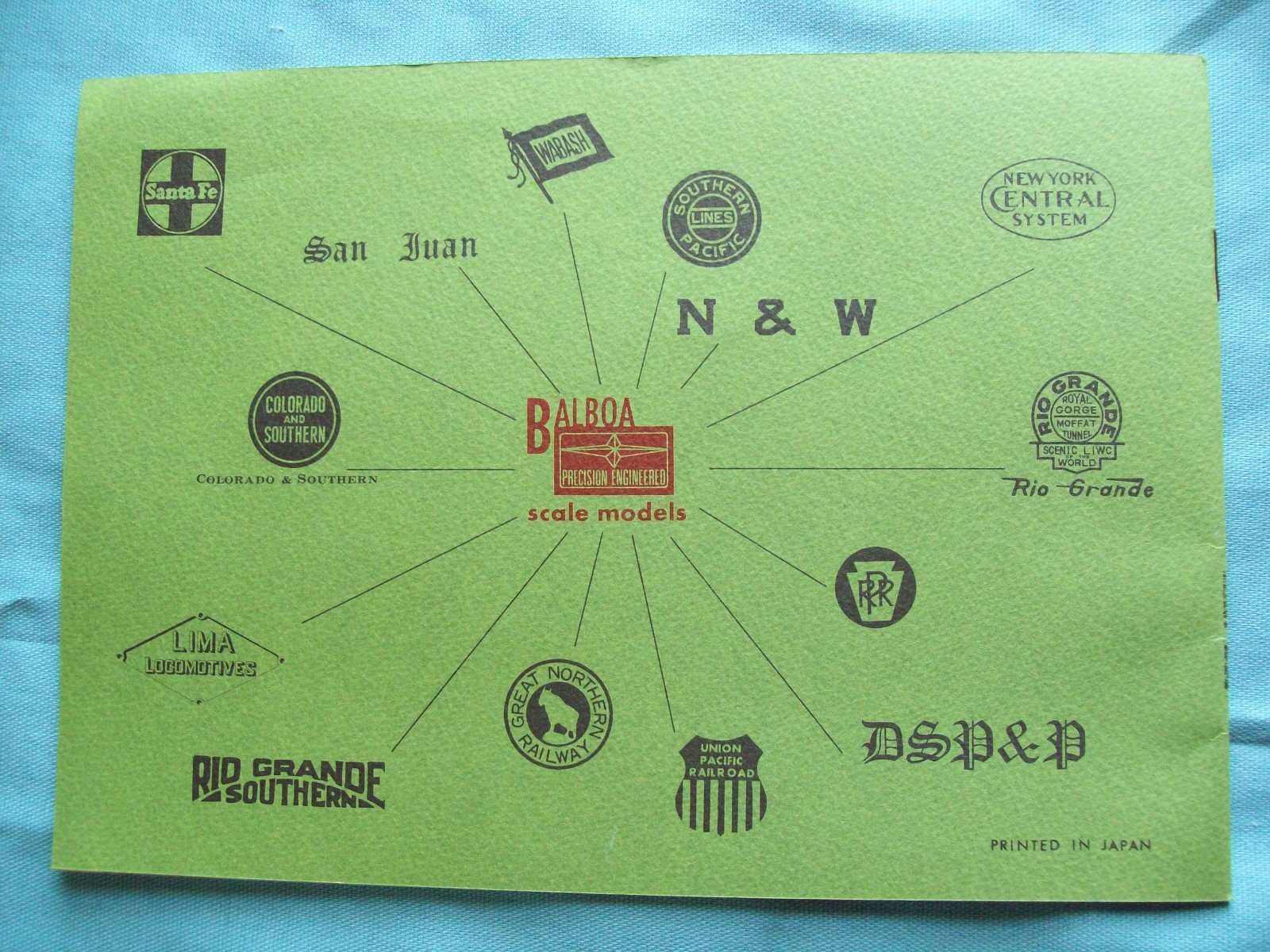 Balboa Scale Models, vintage Fourth Edition catalog, very good condition, pics