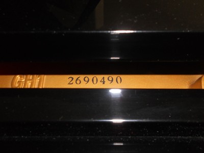 Yamaha GH1 Ebony Baby Grand Piano PLAYER pianodisc 128