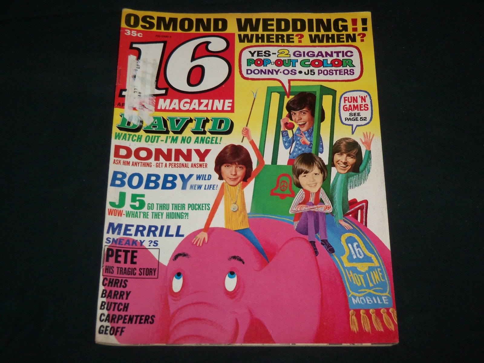 遊 no.4 1972 objet magazine yu 1972 APRIL 16 MAGAZINE - NICE FRONT COVER & COLOR PINUPS - L