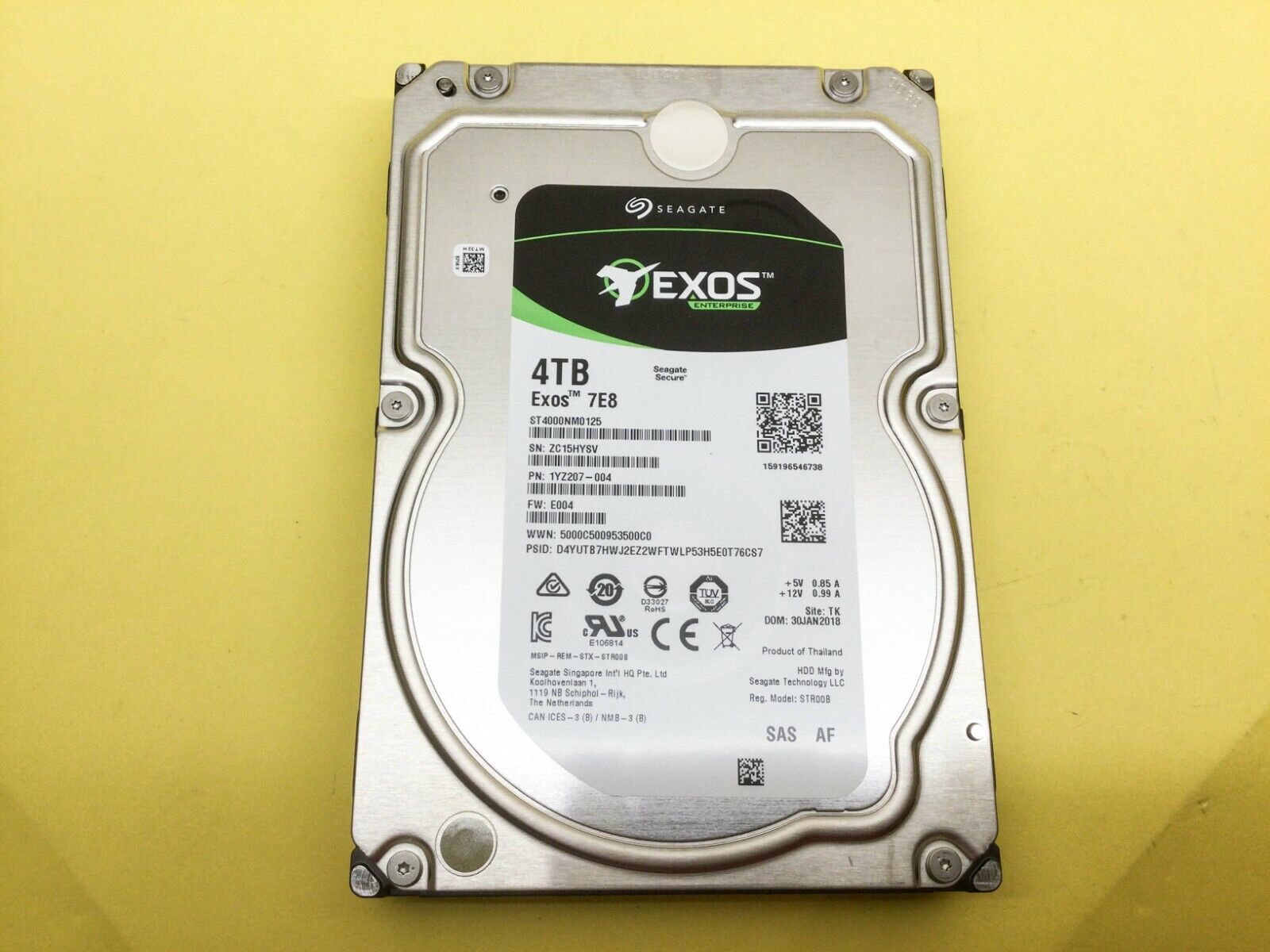 SEAGATE EXOS 7E8 4TB 7.2K SAS 3.5'' 12Gb/s 512e HDD SEAGATE EXOS 7E8 4TB 7.2K SAS 3.5'' 12Gb/s 512e HDD