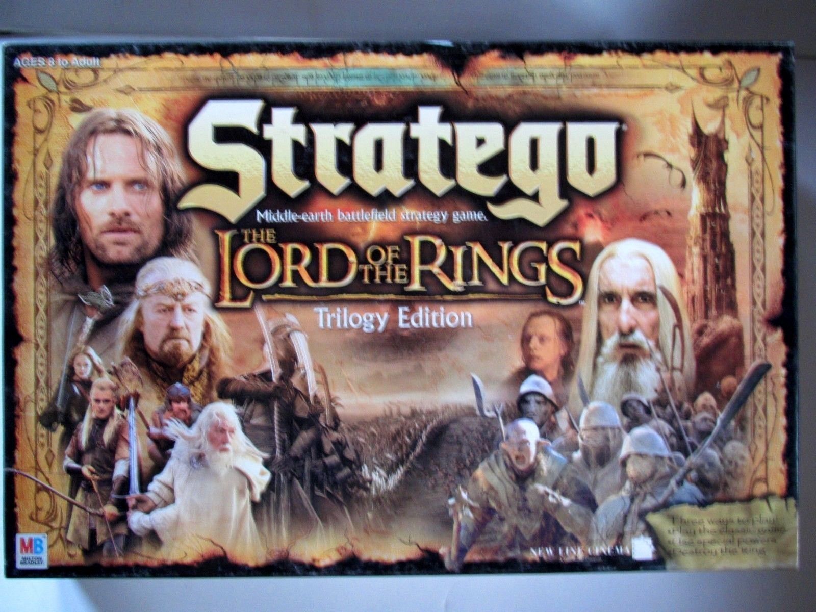 Milton Bradley Lord of the Rings Contemporary Manufacture Board & Traditional Games
