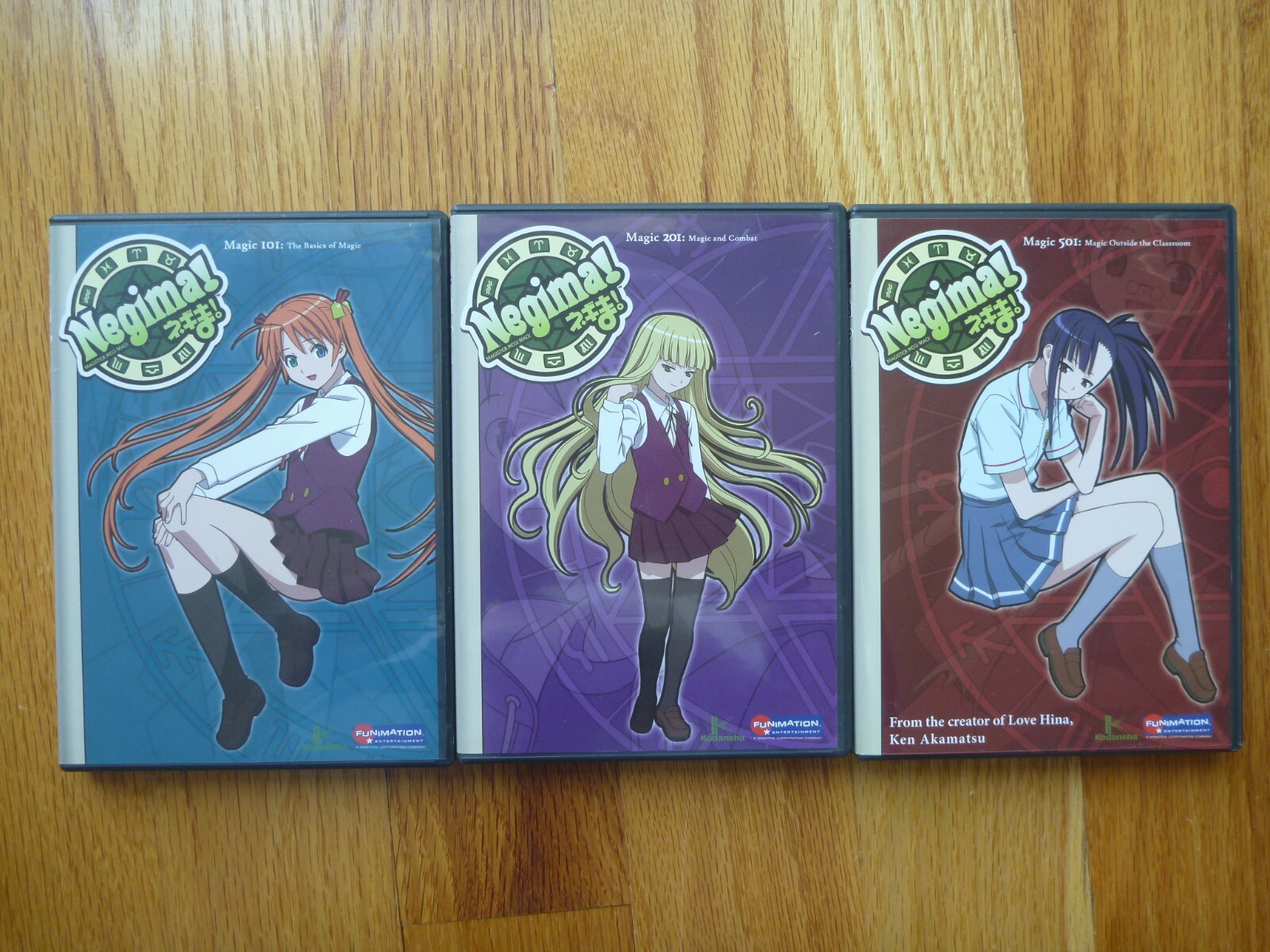 Negima! Magister Negi Magi 3-DVD Lot Anime Series Magic 101 Negima! Magister Negi Magi 3-DVD Lot Anime Series Magic 101