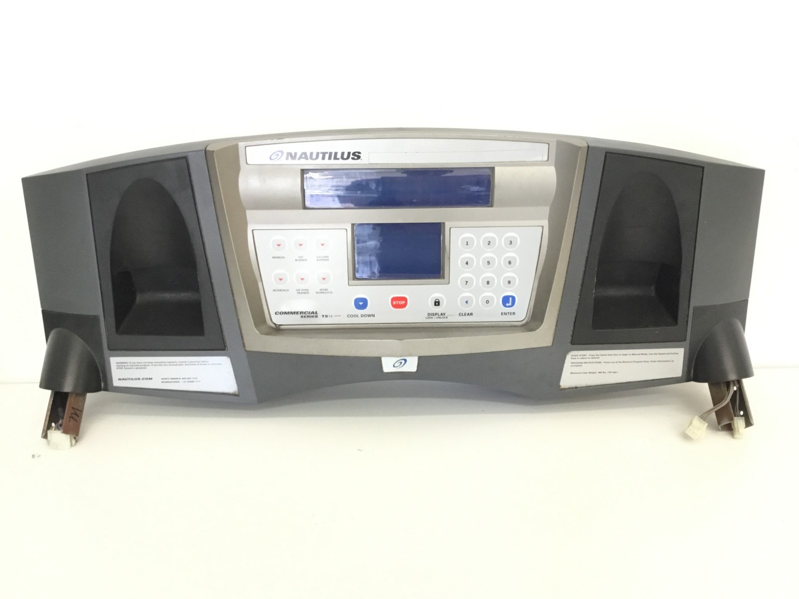 Nautilus T9.14 T914 Commercial Treadmill Display Console 002 0678 or SM41321 eBay