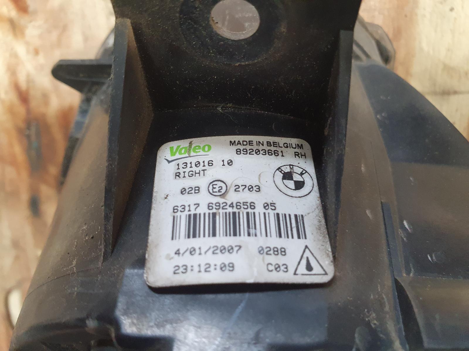 2007 Bmw 1 Series RIGHT INDICATOR/FOG/SIDE BUMPER FOGLAMP E82/E87/E88 COUPE/HATCH/C image 5