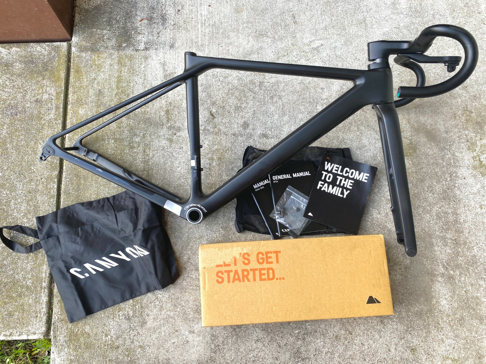 canyon ultimate evo frameset