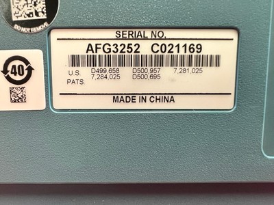 Tektronix AFG3252 Dual Channel Arbitrary Function Generator, 1 MHz to 240 MHz