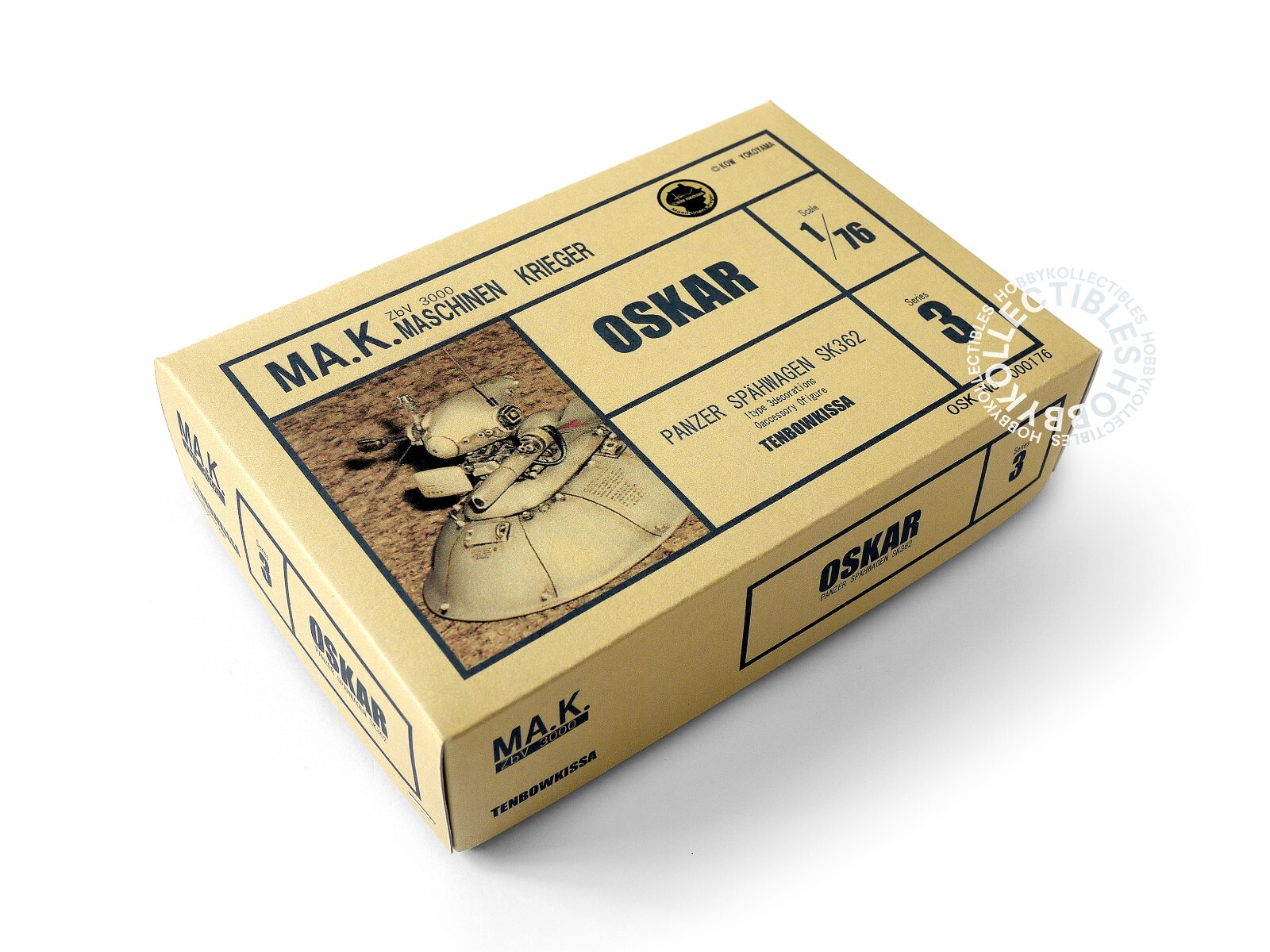Tenbowkissa Ma.k SF3D 1/76 Oskar SK362 #3 Resin Model Kit