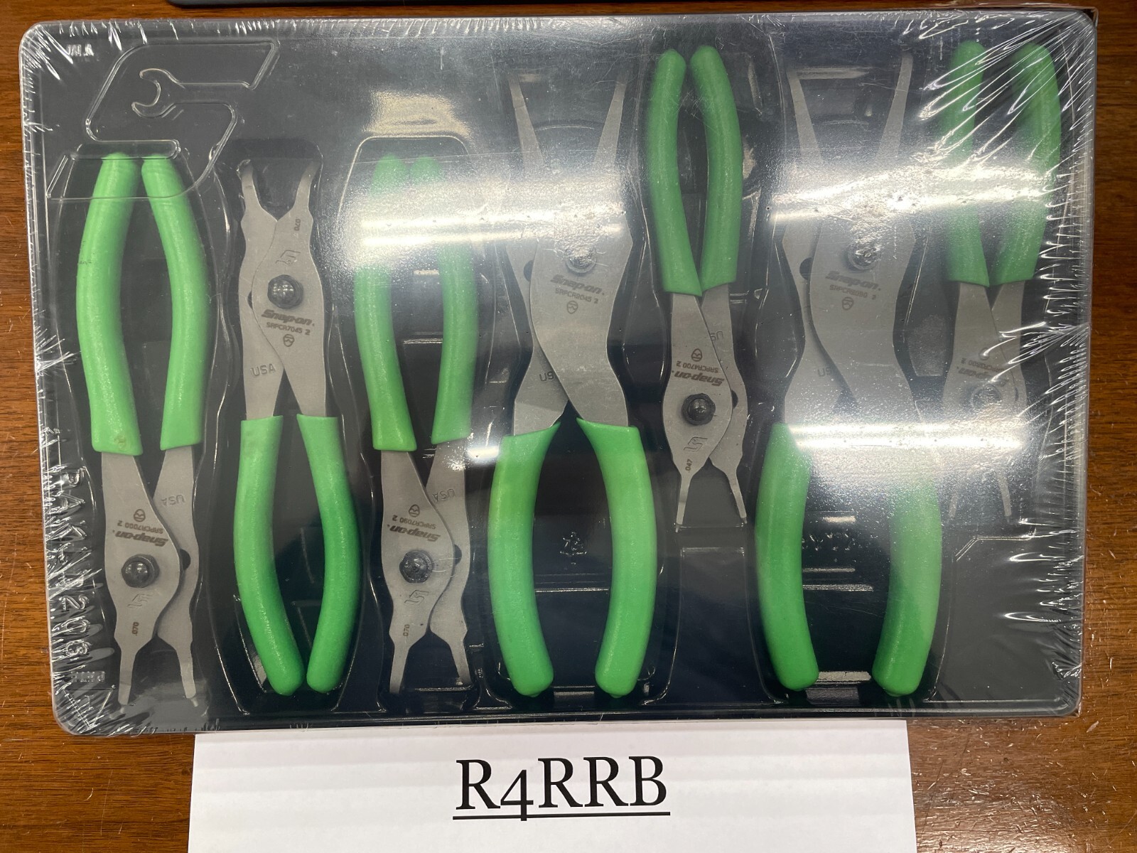 Snap-on Tools USA NEW STYLE GREEN 7PC Quick Release Snap Snap-on Tools USA NEW STYLE GREEN 7PC Quick Release Snap