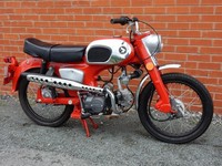 Honda C200  1964 fitted with 107cc Lifan 4 stroke engine - XJT 861B